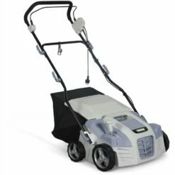 VOLTR - Scarificateur électrique Gazon 1800W - Outil 2en1 Aérateur Et Démousseur Pelouse. 2 Rouleaux : Couteaux Et Griffes. Collecteur 55L