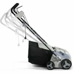 VOLTR - Scarificateur électrique Gazon 1800W - Outil 2en1 Aérateur Et Démousseur Pelouse. 2 Rouleaux : Couteaux Et Griffes. Collecteur 55L -Scarificateur Soldes Boutique 11485467 4