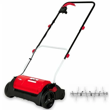 Grizzly Tools Scarificateur électrique, Moteur Turbo Power 1200 W, Largeur De Travail De 31 Cm, Manche Rabattable 1 Grizzly Tools Scarificateur électrique, Moteur Turbo Power 1200 W, Largeur De Travail De 31 Cm, Manche Rabattable