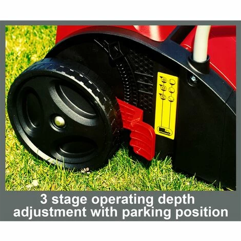 Grizzly Tools Scarificateur électrique, Moteur Turbo Power 1200 W, Largeur De Travail De 31 Cm, Manche Rabattable 3 Grizzly Tools Scarificateur électrique, Moteur Turbo Power 1200 W, Largeur De Travail De 31 Cm, Manche Rabattable – Image 3