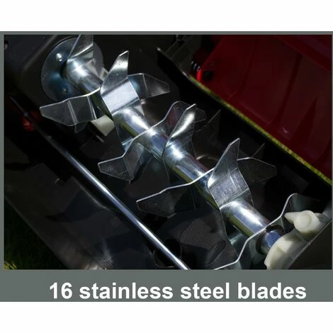 Grizzly Tools Scarificateur électrique, Moteur Turbo Power 1200 W, Largeur De Travail De 31 Cm, Manche Rabattable 4 Grizzly Tools Scarificateur électrique, Moteur Turbo Power 1200 W, Largeur De Travail De 31 Cm, Manche Rabattable – Image 4