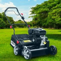 Scarificateur Thermique 196cc 40cm 5,2CV, Rouleau De Verticoupe, Bac 50 L Carter En Metal Démarrage Facile - De BRAST 9 Scarificateur Thermique 196cc 40cm 5,2CV, Rouleau De Verticoupe, Bac 50 L Carter En Metal Démarrage Facile - De BRAST -Scarificateur Soldes Boutique 17527097 5