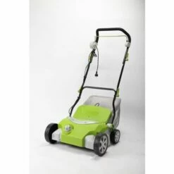 Électrique Scarificateur, Central Park - 'CPE1536' - 1500W - 36cm Largeur De Travail - 5 Scarification Heights - Sac Collection - Vert / Gris