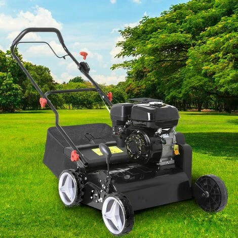 Scarificateur Thermique 196cc 38cm 4,9CV, 50 L, 2en1 : Rouleau De Verticoupe à 16 Lames, Carter En Metal Réglage Centralisé - De BRAST 5 Scarificateur Thermique 196cc 38cm 4,9CV, 50 L, 2en1 : Rouleau De Verticoupe à 16 Lames, Carter En Metal Réglage Centralisé - De BRAST – Image 5