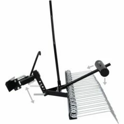 VidaXL Scarificateur Pour Tondeuse Autoportée 120 Cm -Scarificateur Soldes Boutique 30778088 4