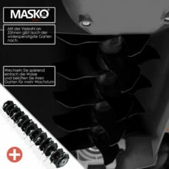 MASKO® - Scarificateur électrique 2 en 1 Aérateur De Gazon 1 800 watts Largeur De Travail 40 cm Bac De Ramassage 55 L Incluant Rouleau De Ventilation Aérateur Démousseur, Profondeur De Travail Réglable Sur 5 niveaux, Guidon Réglable, Rouge 8 MASKO® - Scarificateur électrique 2 en 1 Aérateur De Gazon 1 800 watts Largeur De Travail 40 cm Bac De Ramassage 55 L Incluant Rouleau De Ventilation Aérateur Démousseur, Profondeur De Travail Réglable Sur 5 niveaux, Guidon Réglable, Rouge -Scarificateur Soldes Boutique 52767975 4